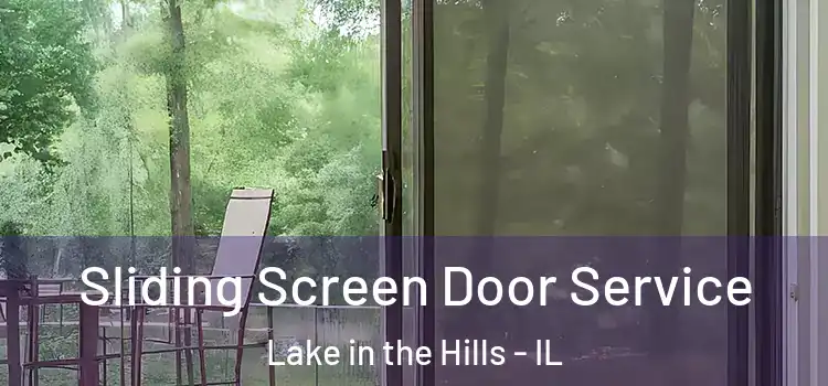 Sliding Screen Door Service Lake in the Hills - IL